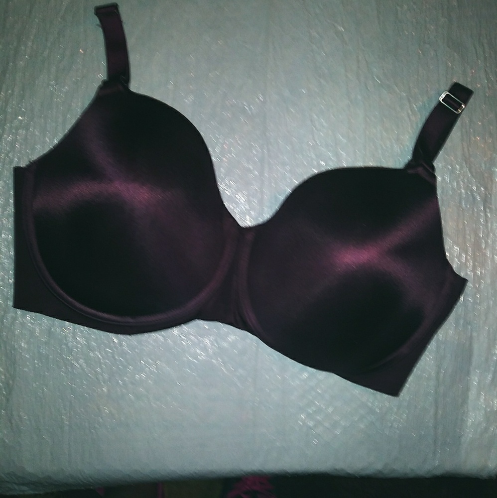 Soma size 38G plum colored silky feeling bra